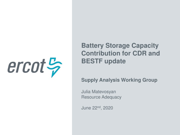 battery storage capacity contribution