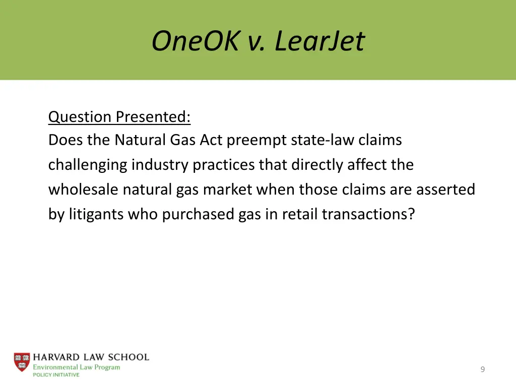 oneok v learjet