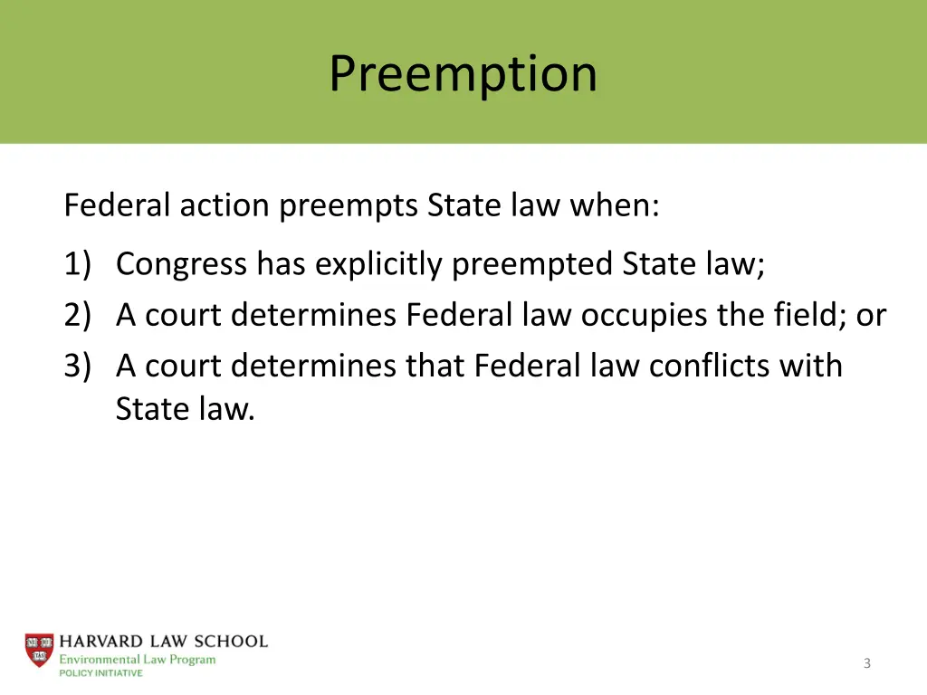 preemption