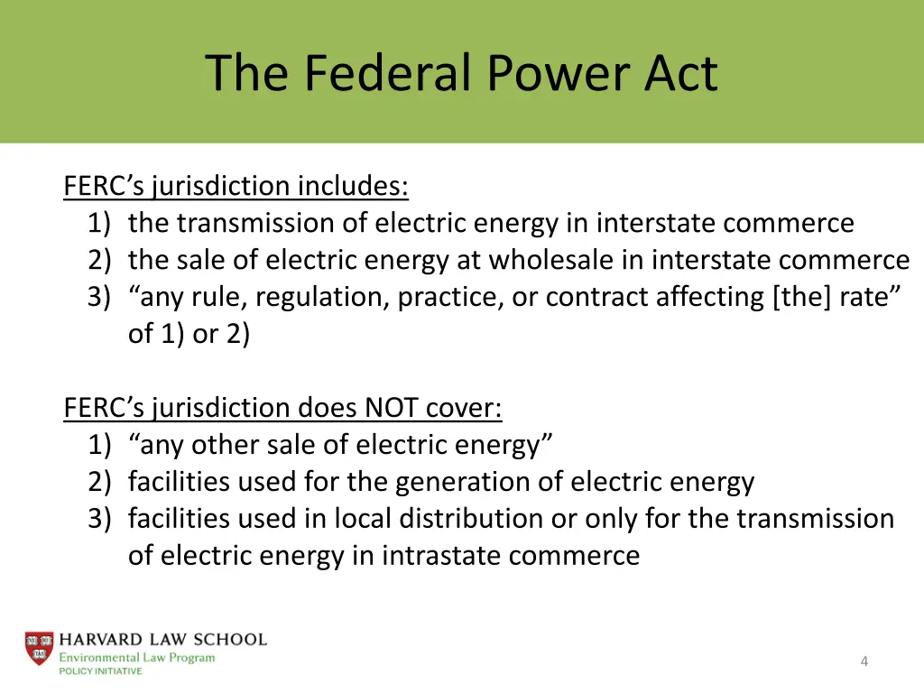 the federal power act