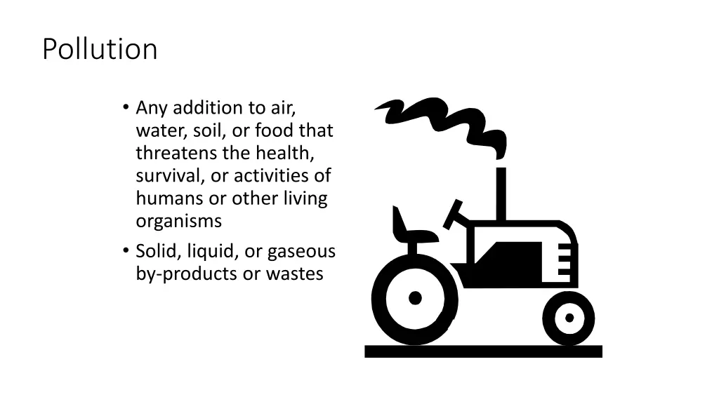 pollution