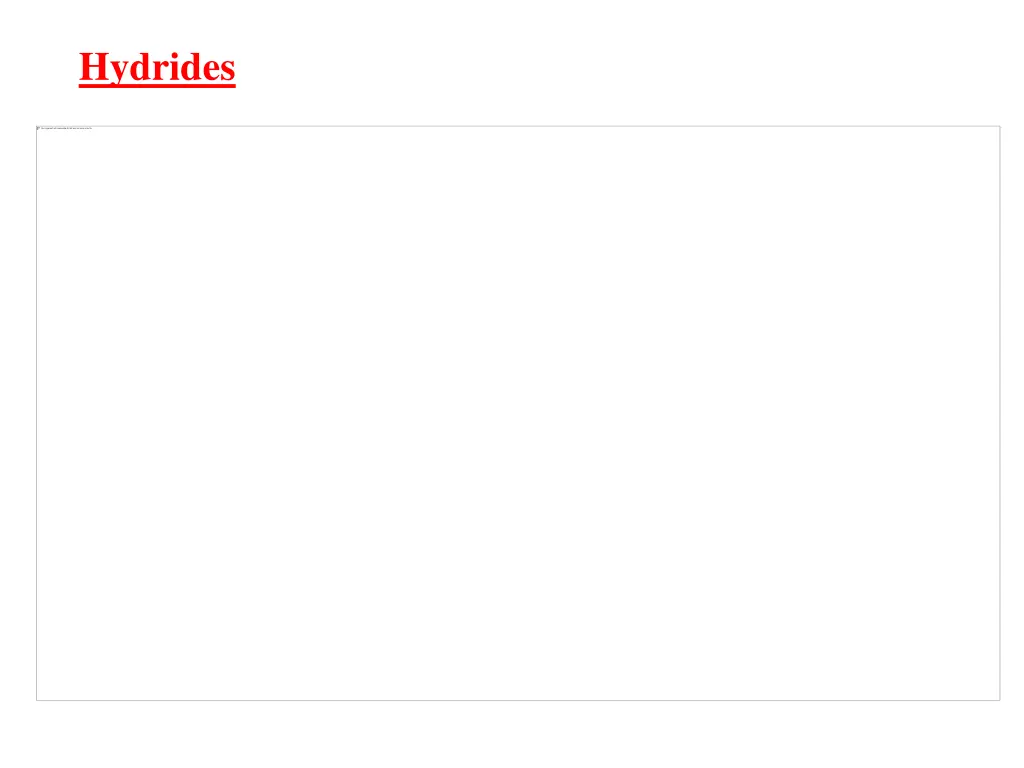 hydrides