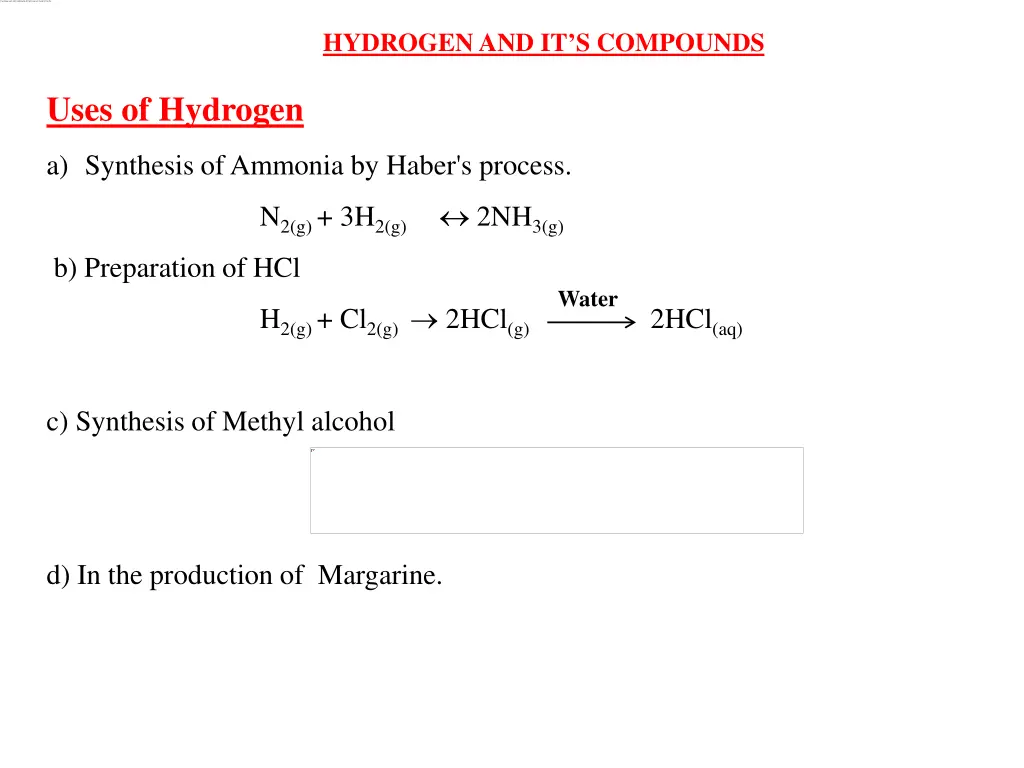 hydrogen and it s compounds 12