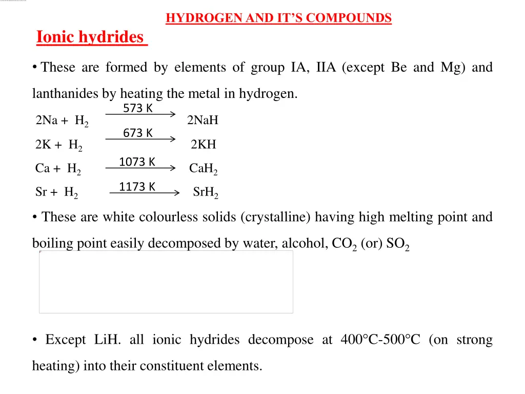 hydrogen and it s compounds 16
