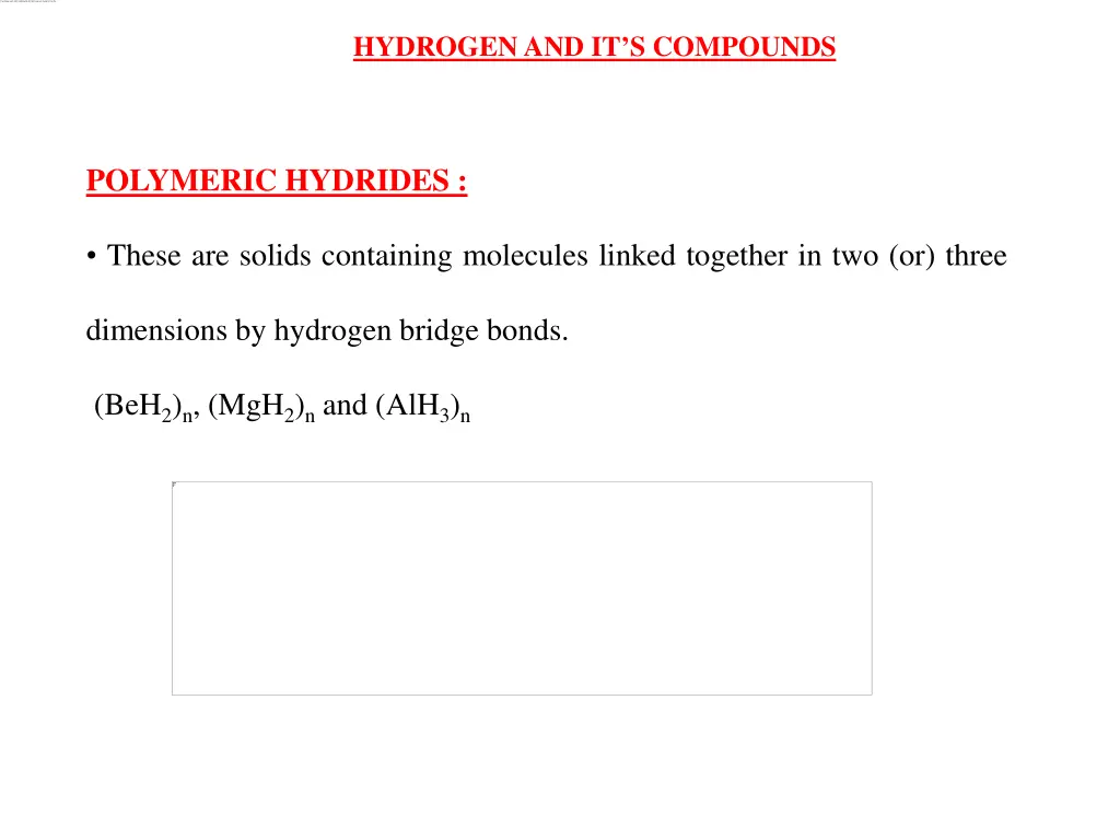 hydrogen and it s compounds 27