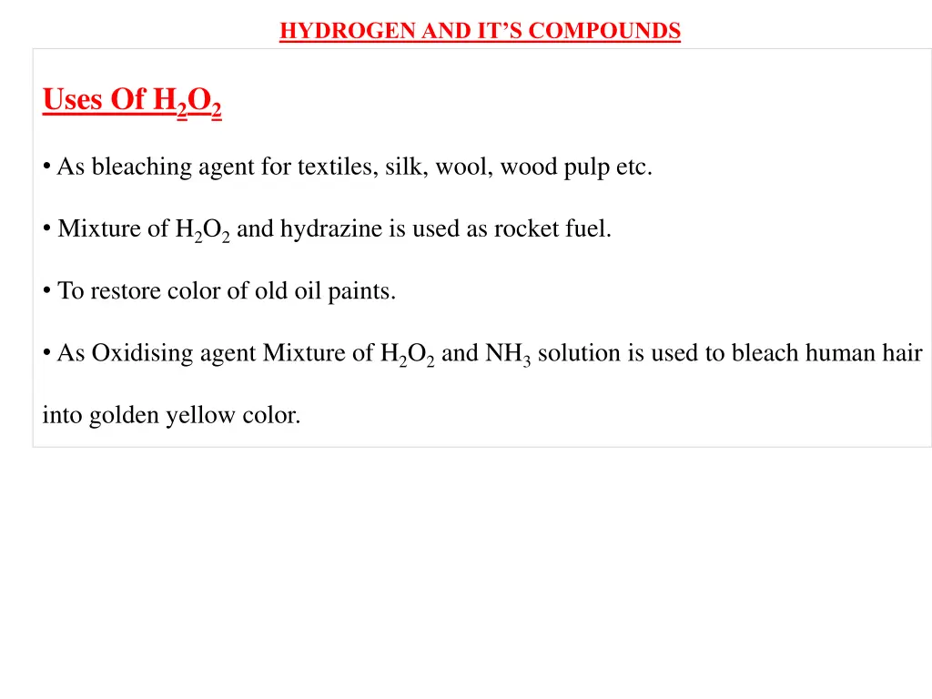 hydrogen and it s compounds 30
