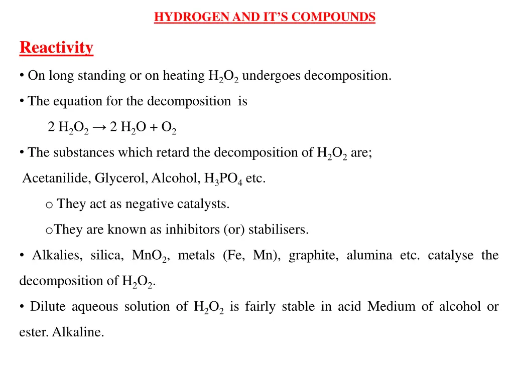 hydrogen and it s compounds 31