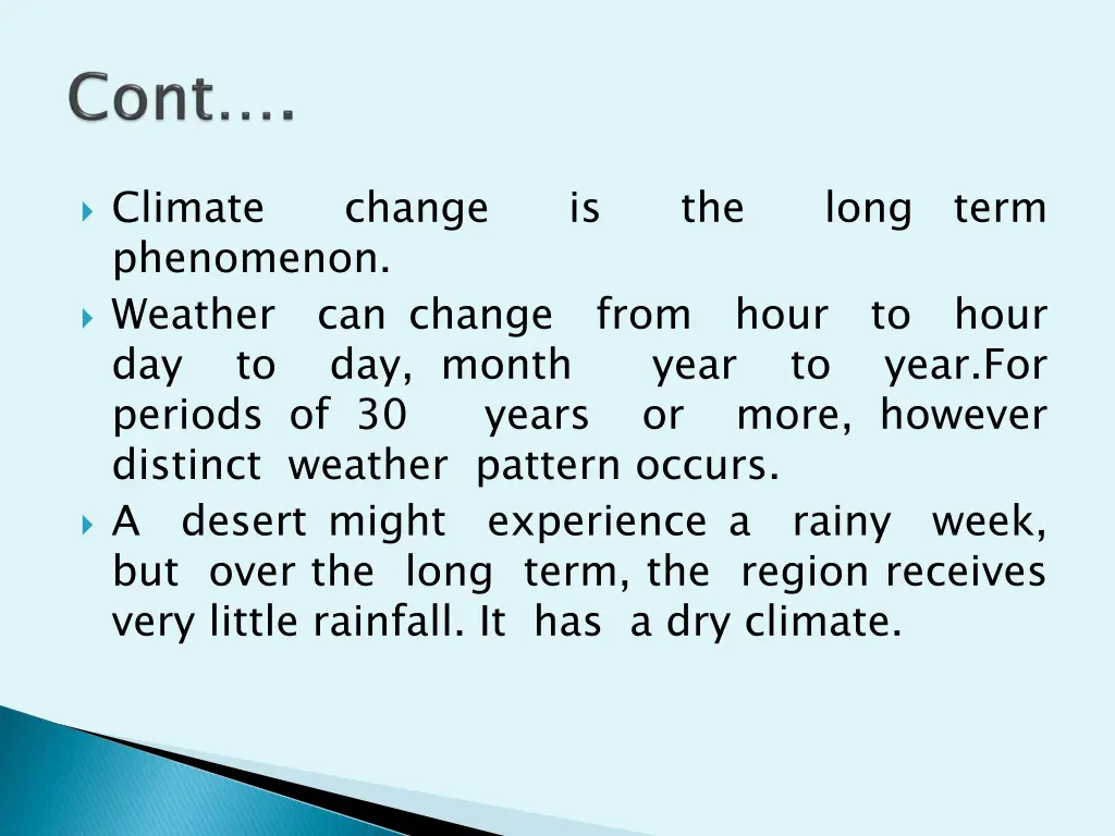 climate phenomenon weather day periods