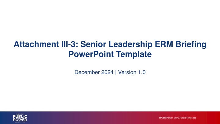attachment iii 3 senior leadership erm briefing
