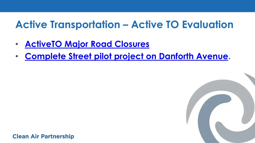 active transportation active to evaluation