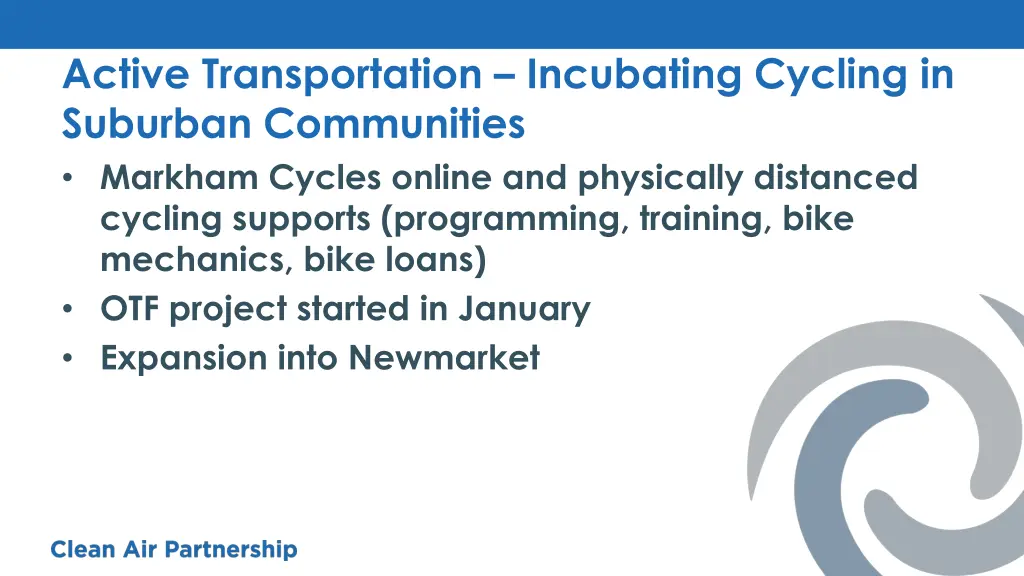 active transportation incubating cycling