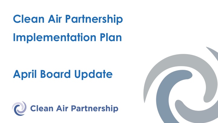 clean air partnership implementation plan