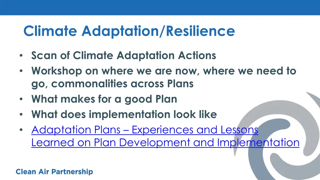climate adaptation resilience