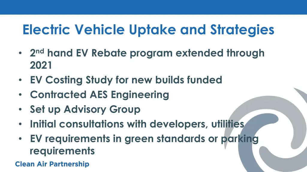 electric vehicle uptake and strategies