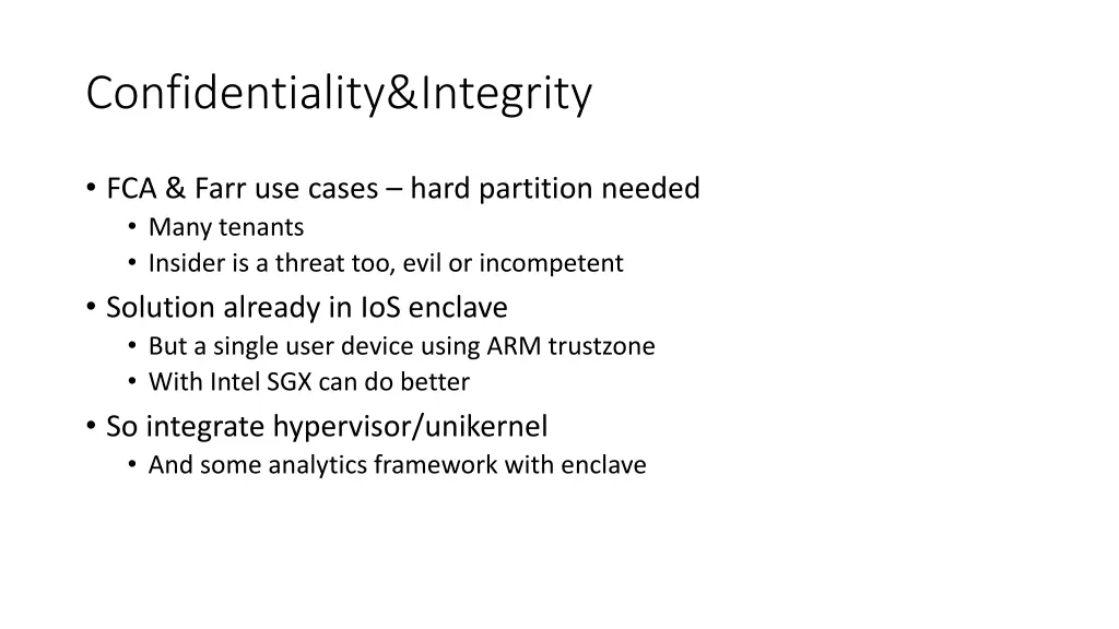 confidentiality integrity