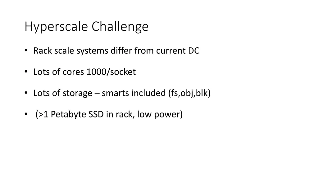 hyperscale challenge