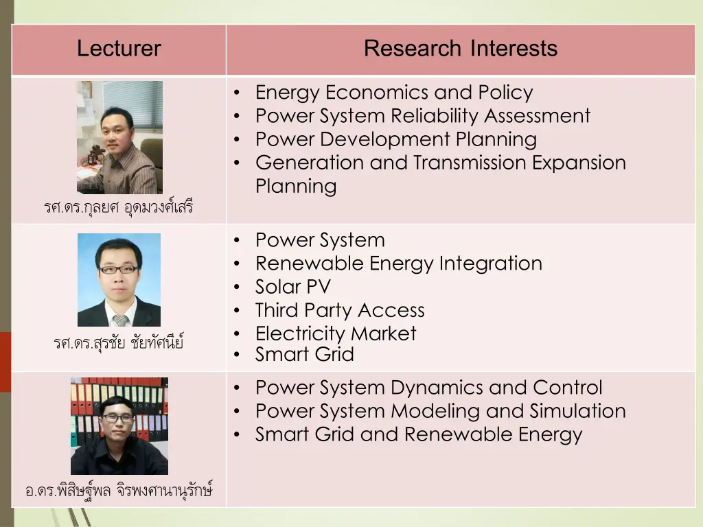 lecturer 1