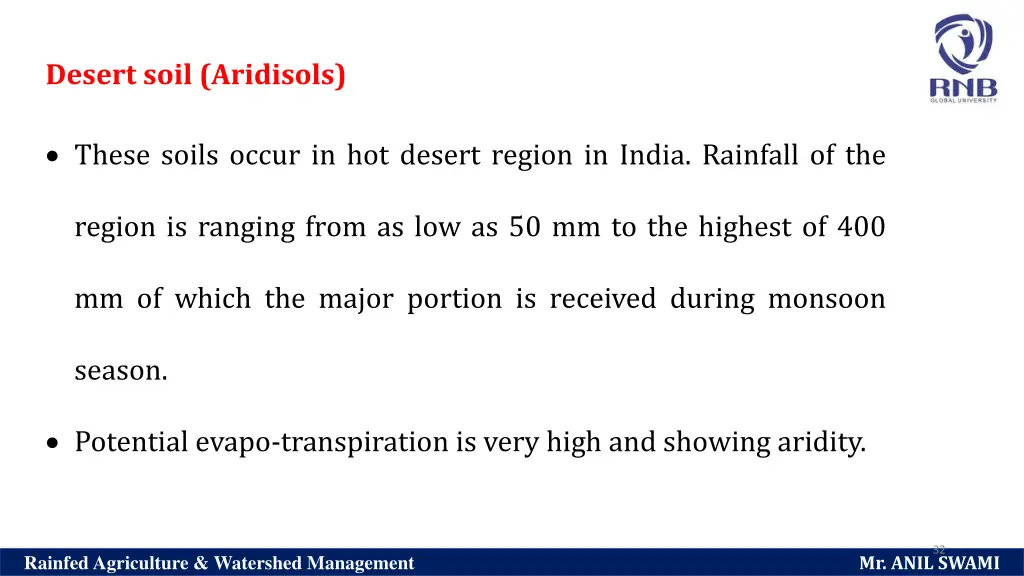 desert soil aridisols