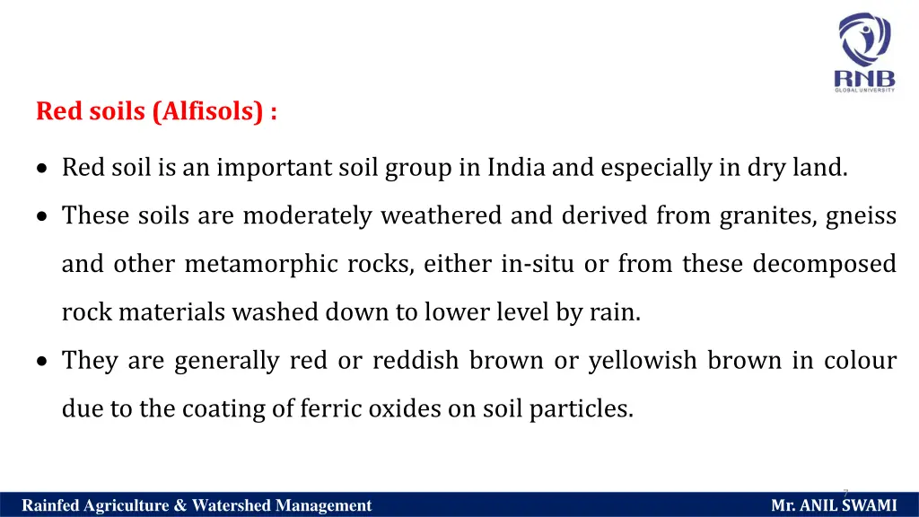 red soils alfisols