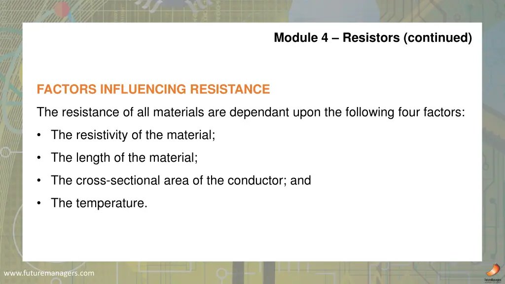 module 4 resistors continued 2