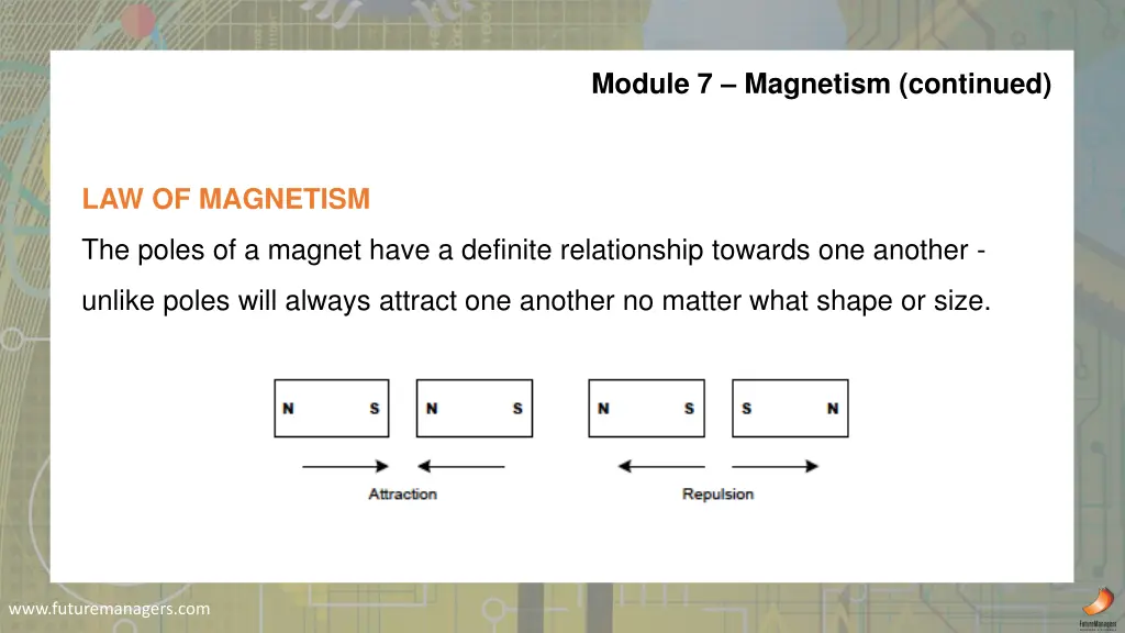 module 7 magnetism continued 1