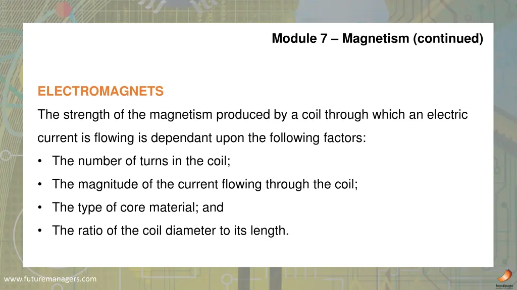 module 7 magnetism continued 3