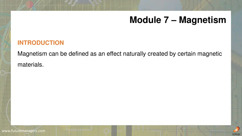 module 7 magnetism