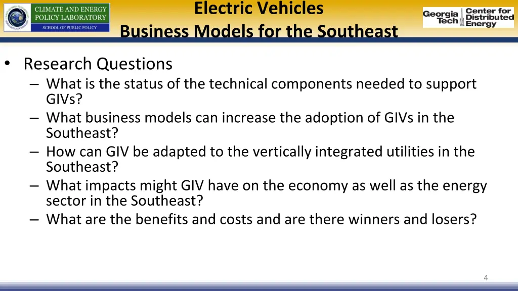 electric vehicles