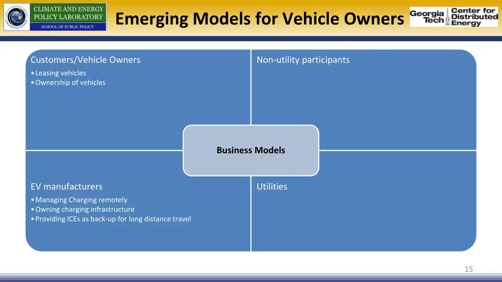 emerging models for vehicle owners