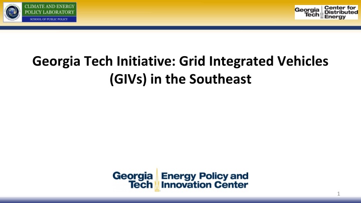 georgia tech initiative grid integrated vehicles
