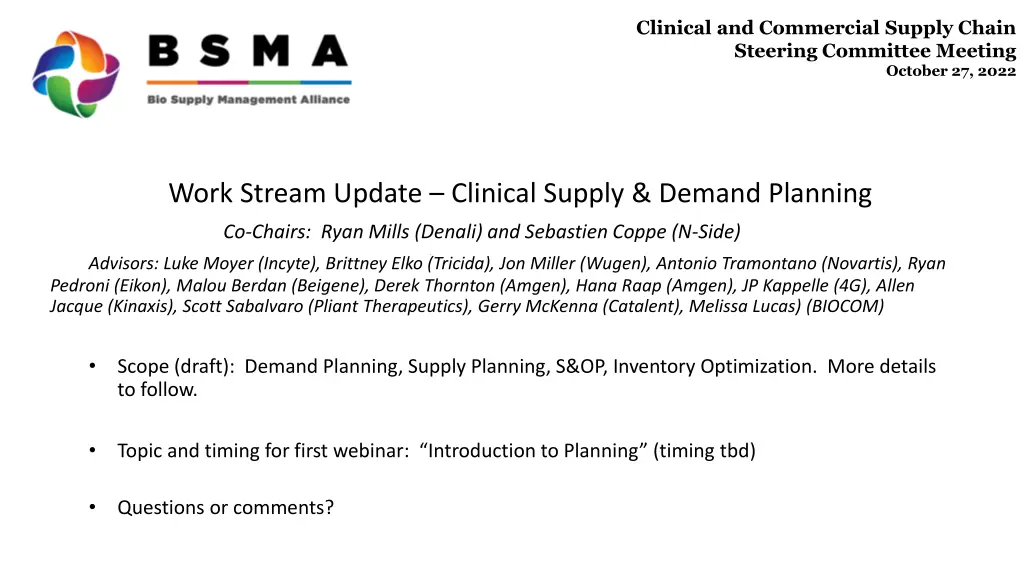 clinical and commercial supply chain steering 3