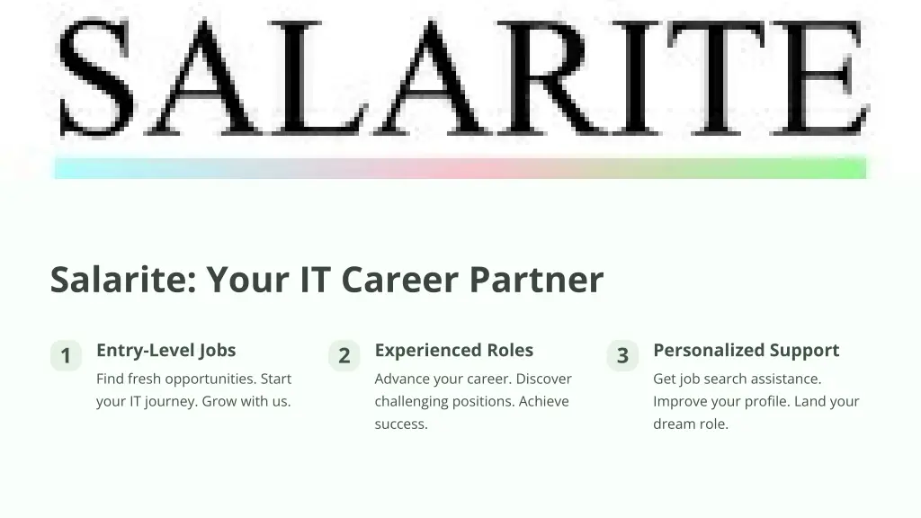 salarite your it career partner
