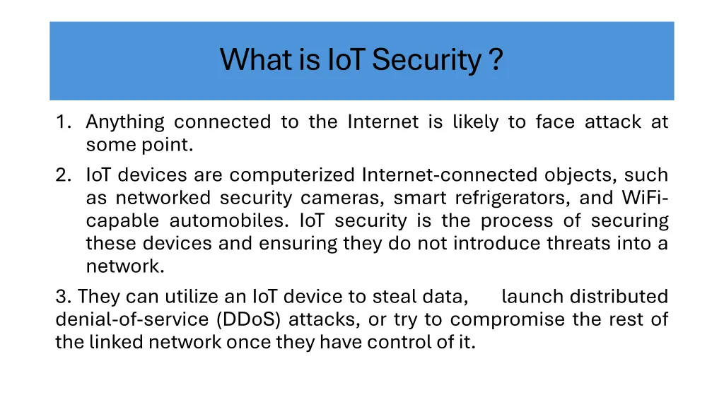 what is iot security