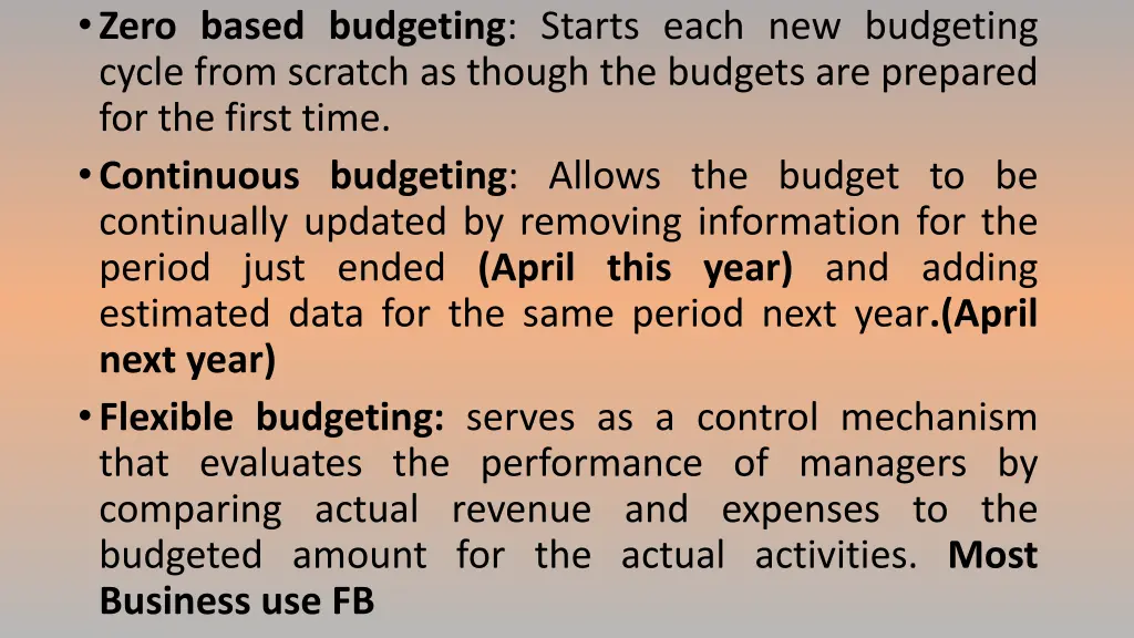 zero based budgeting starts each new budgeting