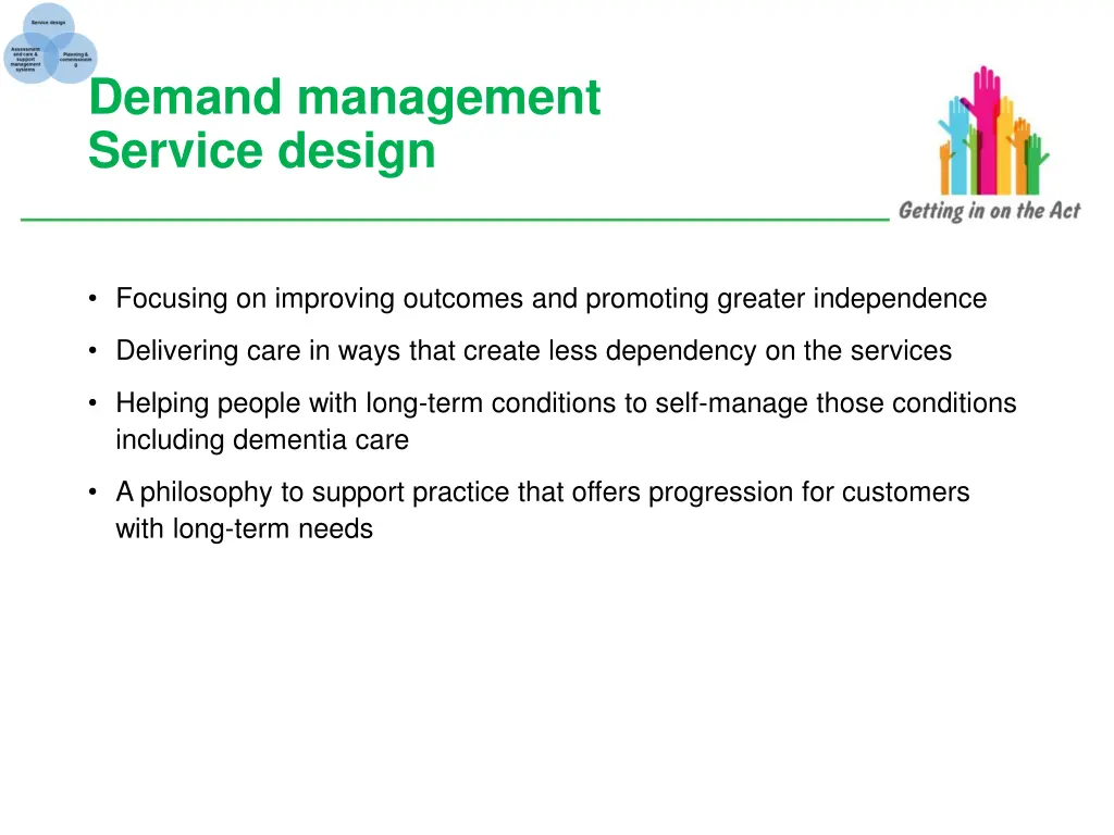 demand management service design