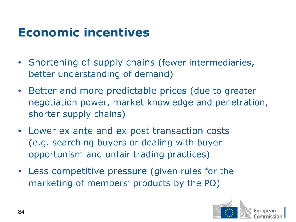 economic incentives 1