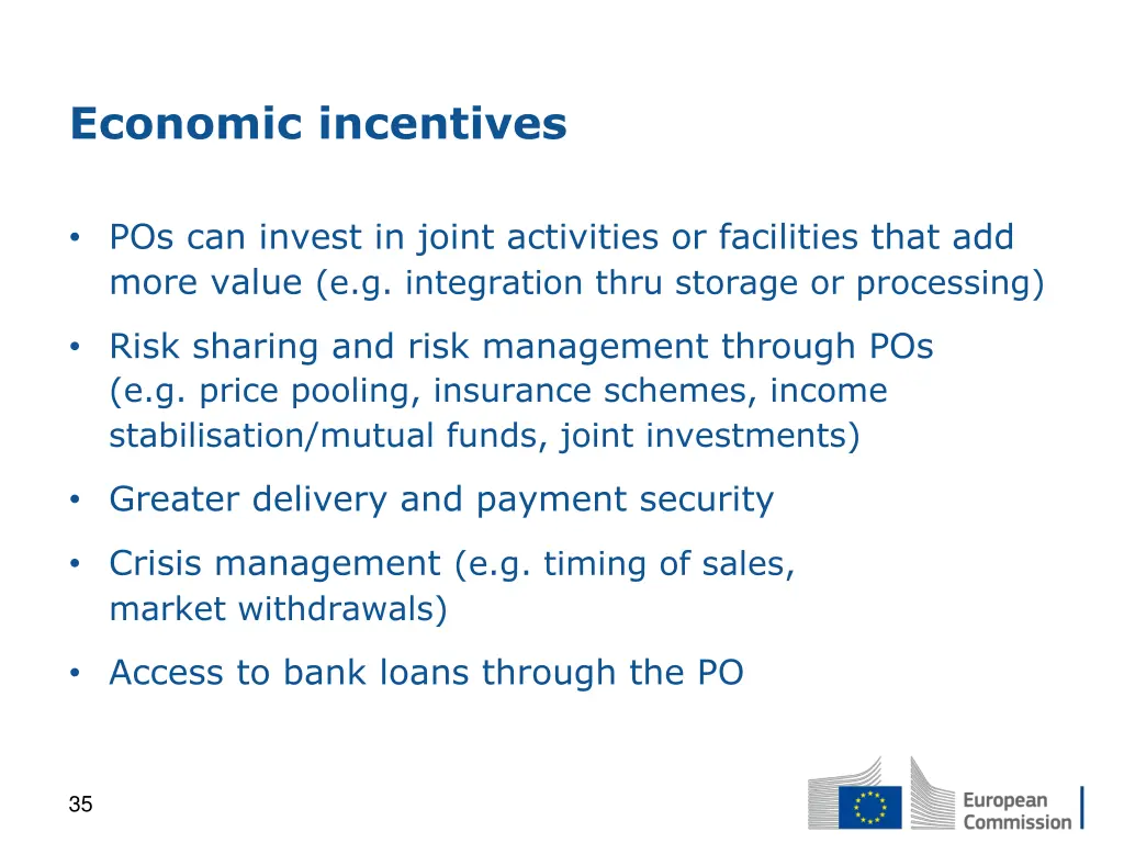 economic incentives 2