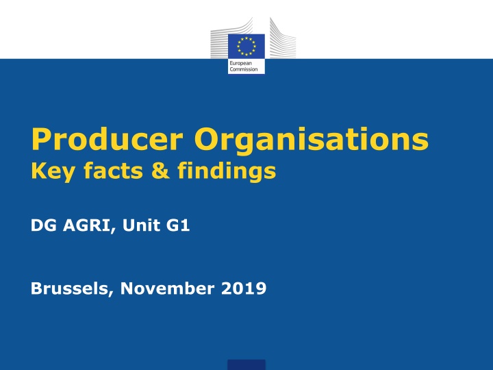 producer organisations key facts findings
