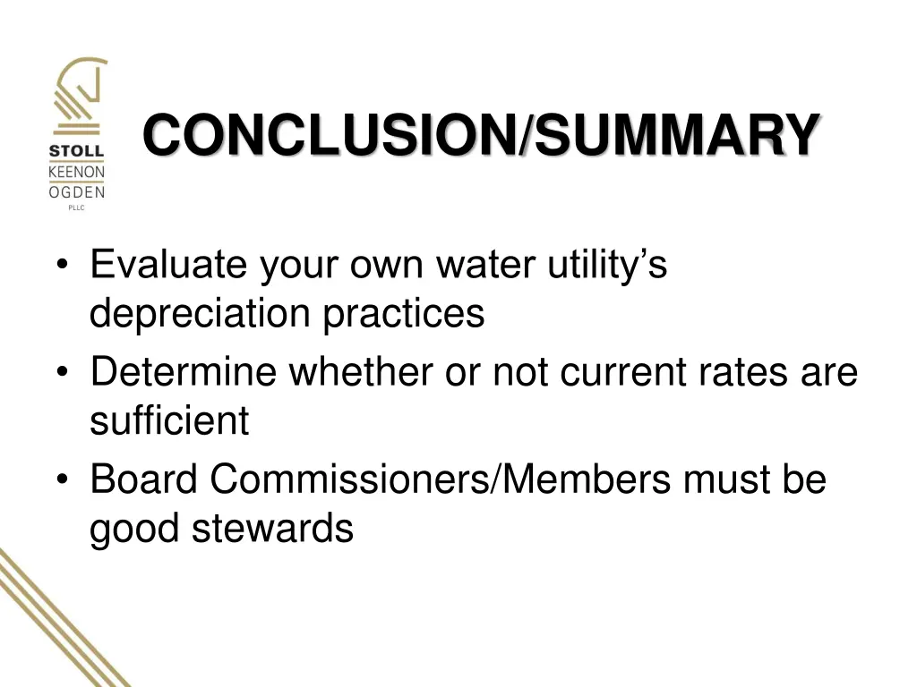 conclusion summary
