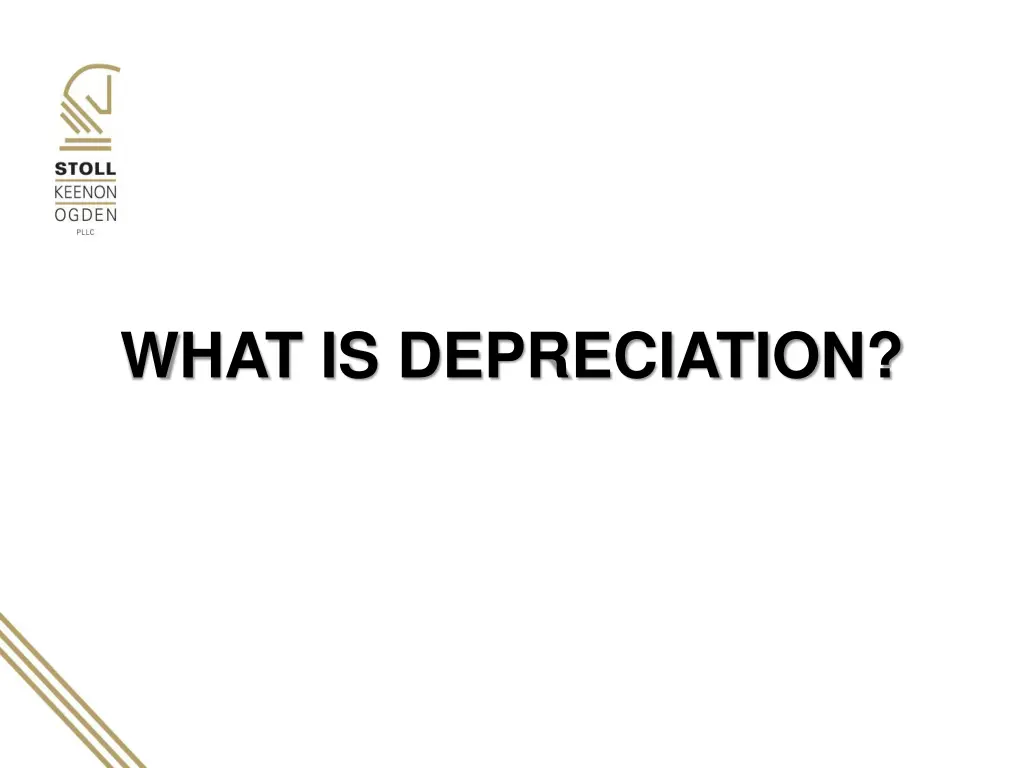 what is depreciation