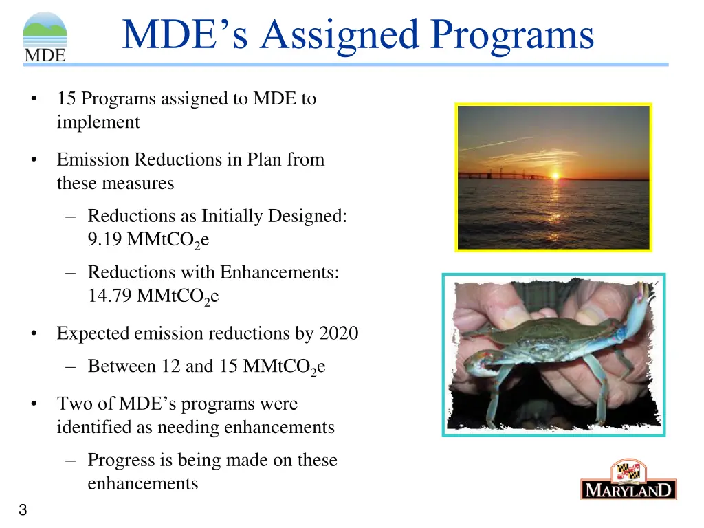 mde s assigned programs