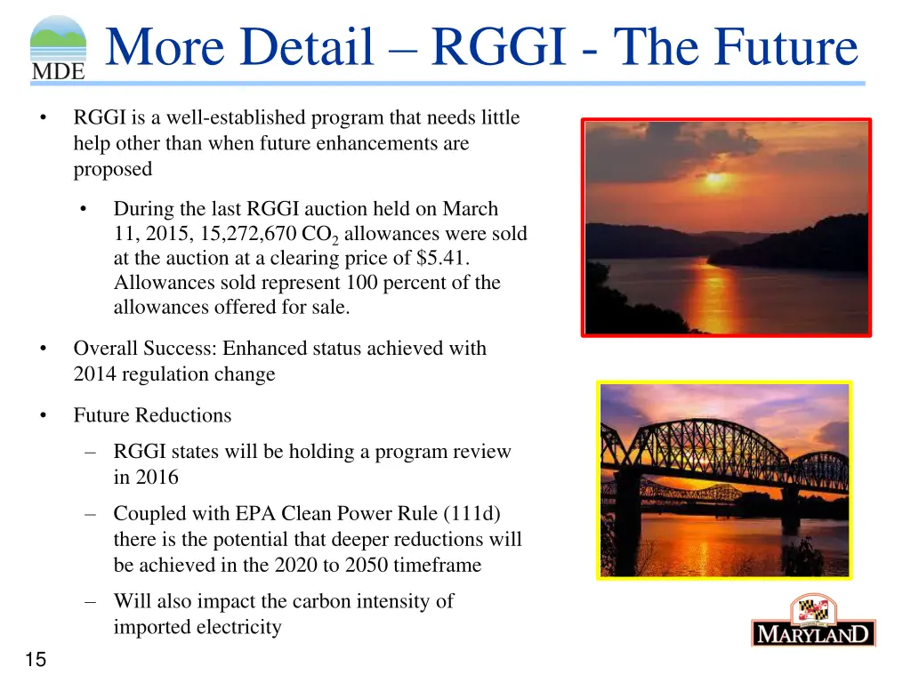 more detail rggi the future