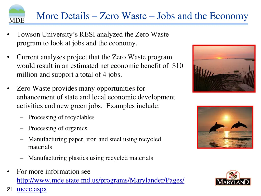 more details zero waste jobs and the economy