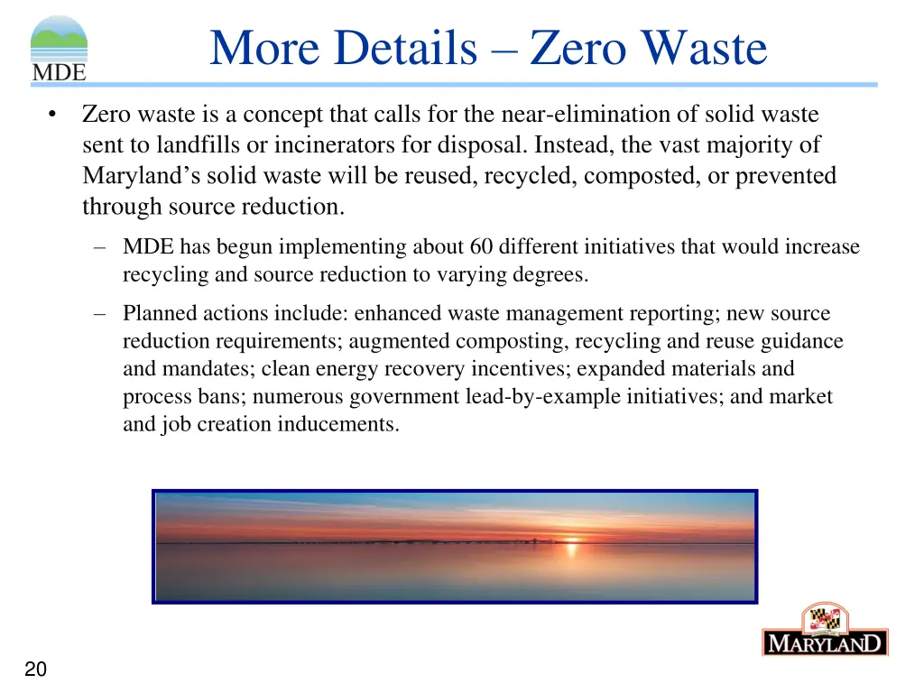 more details zero waste