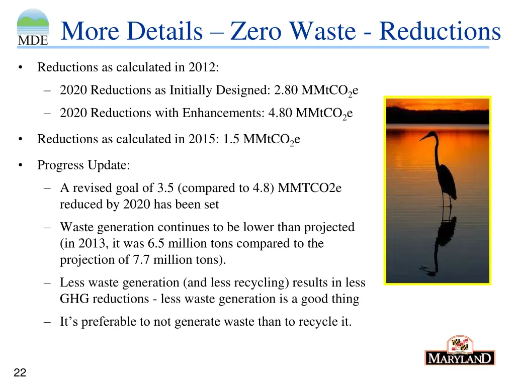 more details zero waste reductions