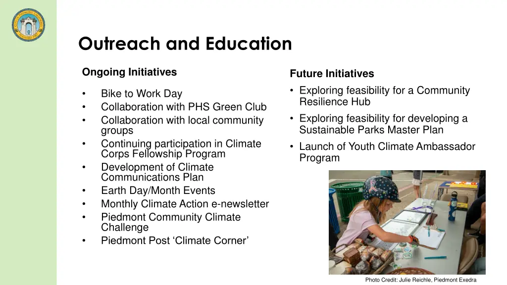 outreach and education