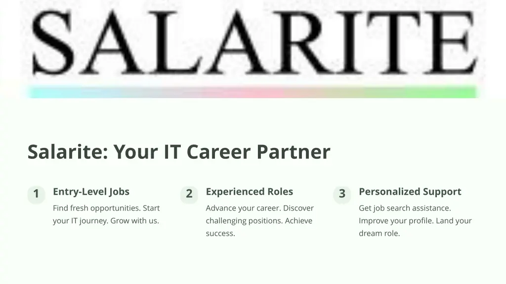 salarite your it career partner