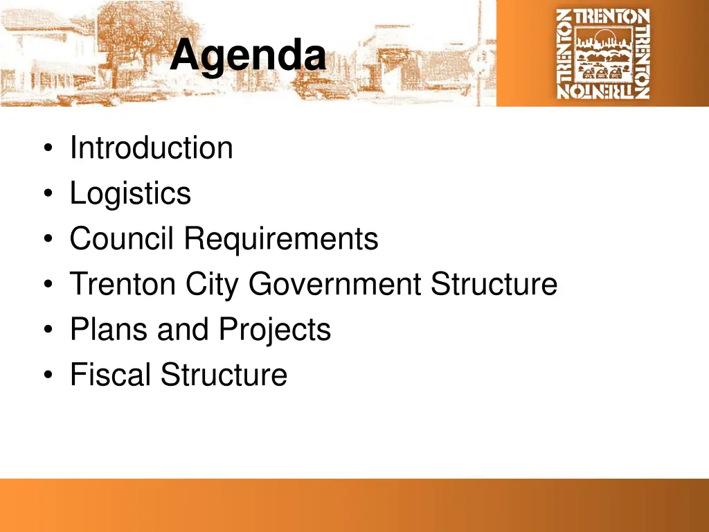 agenda