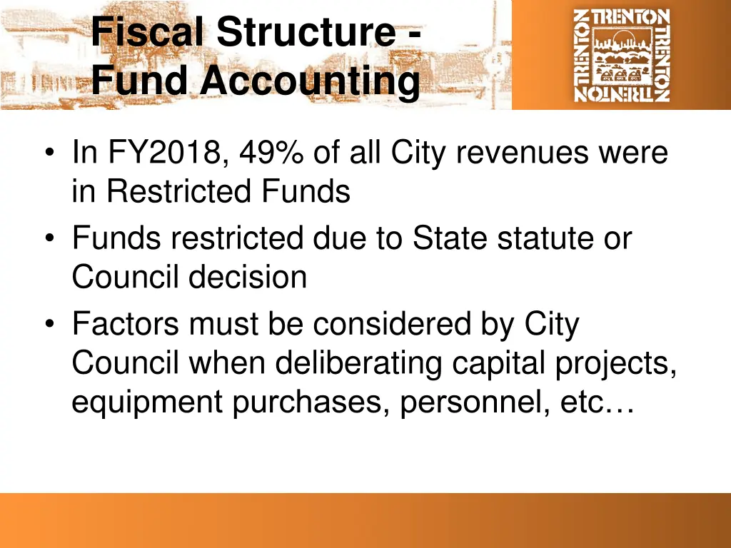 fiscal structure fund accounting