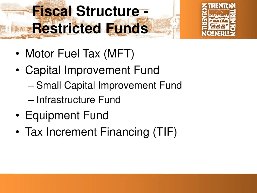 fiscal structure restricted funds 1